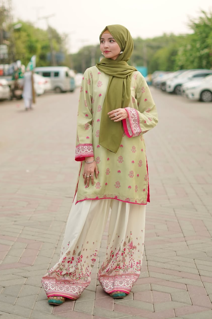 Winter - Mellow - 3Pc Printed Dress