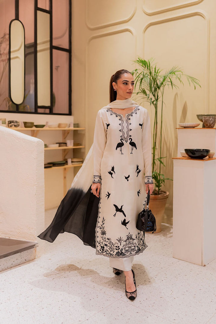 Winter - Amavi Bloom - 3Pc Embroidered Dress