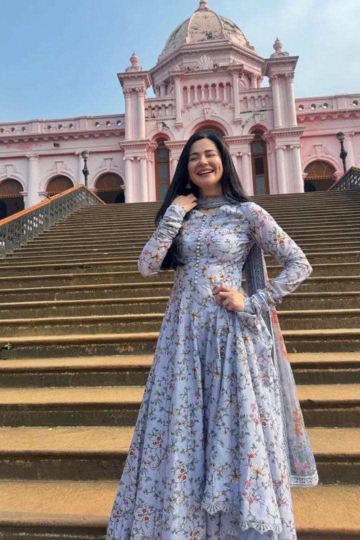 Winter - Ataliah - 3Pc Embroidered Dress