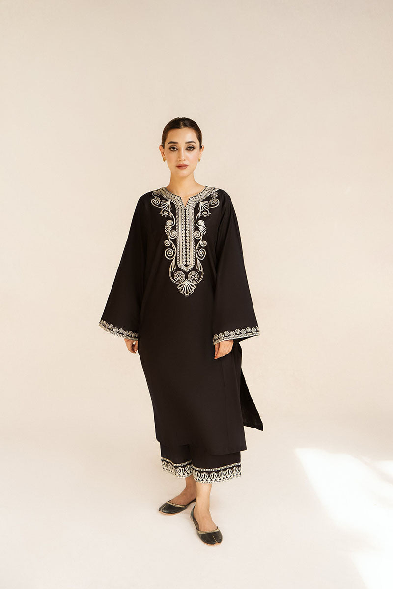 Winter - Dastaan - 2Pc Embroidered Dress
