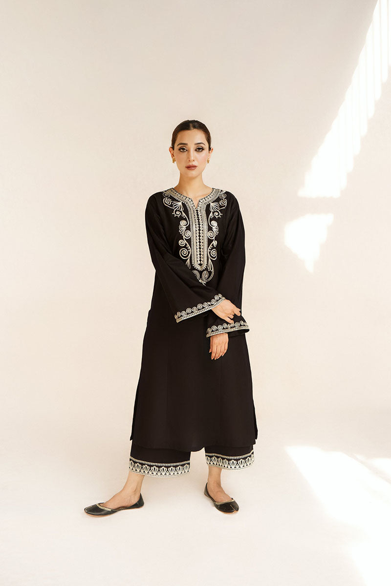 Winter - Dastaan - 2Pc Embroidered Dress