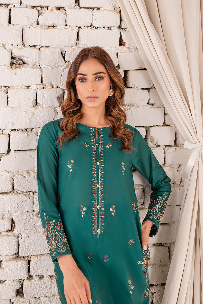 Winter - Eyana - 2Pc Embroidered Dress