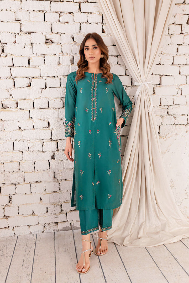Winter - Eyana - 2Pc Embroidered Dress
