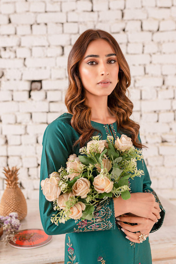 Winter - Eyana - 2Pc Embroidered Dress