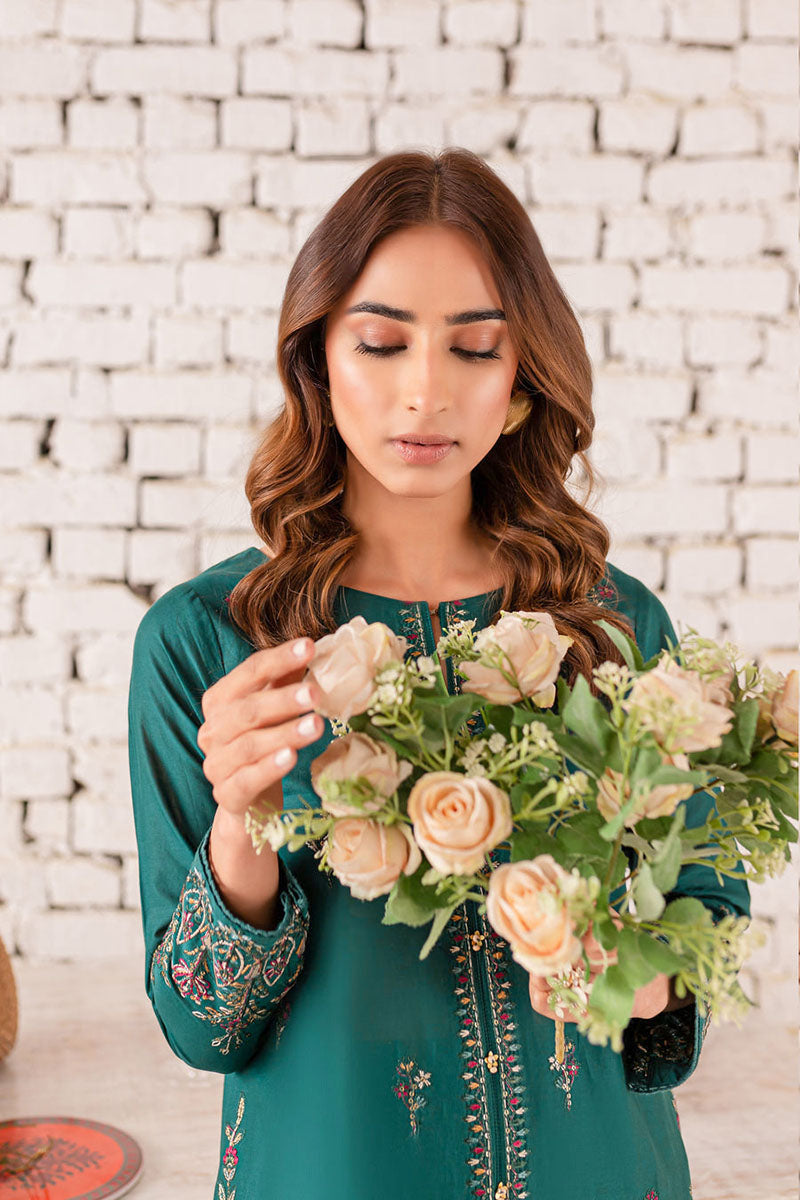 Winter - Eyana - 2Pc Embroidered Dress