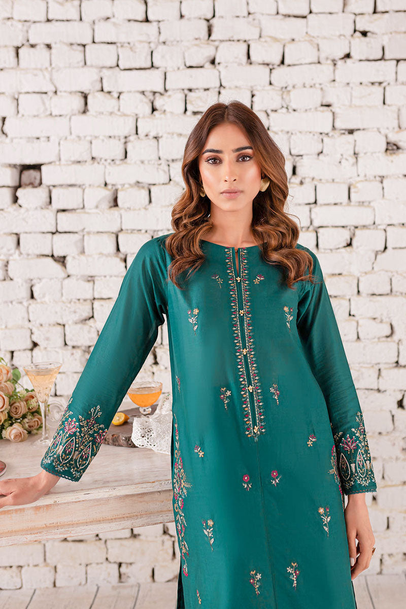 Winter - Eyana - 2Pc Embroidered Dress