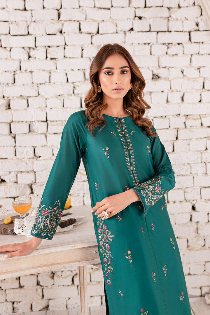 Winter - Eyana - 2Pc Embroidered Dress