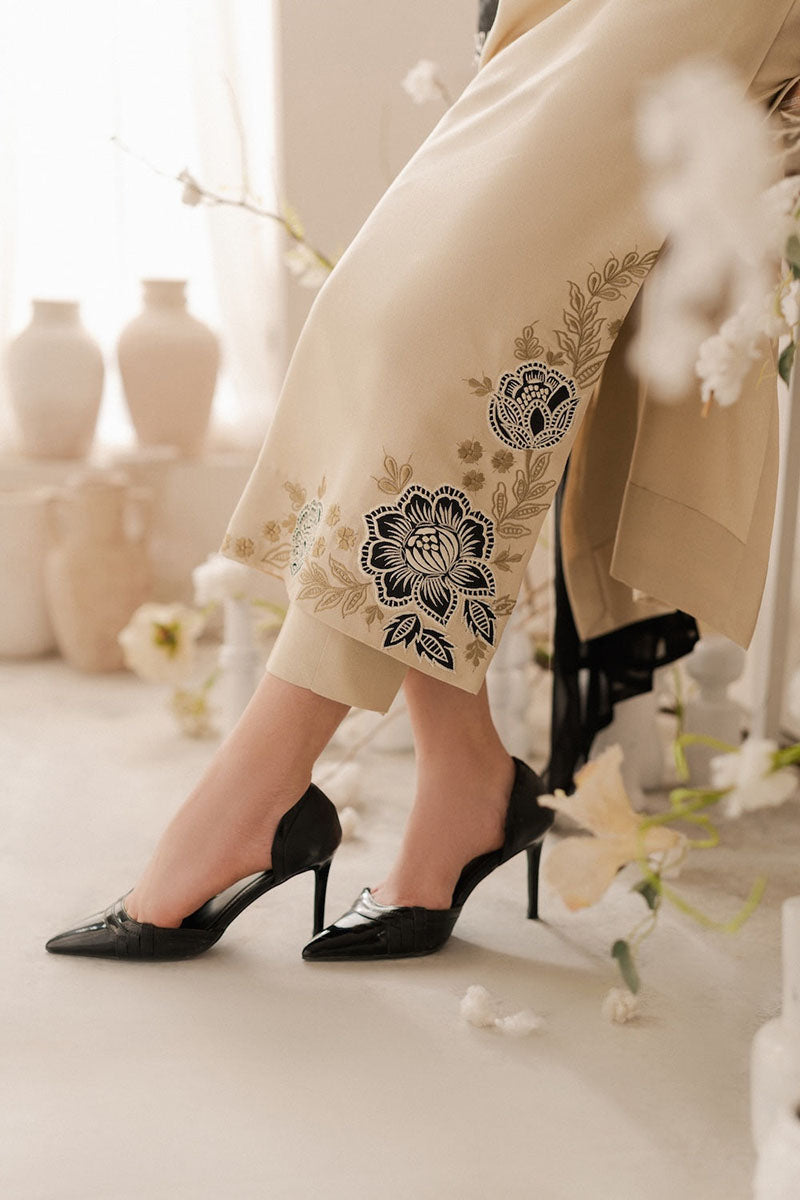 Winter - Ghazal - 3Pc Embroidered Dress