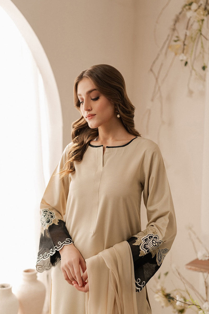 Winter - Ghazal - 3Pc Embroidered Dress