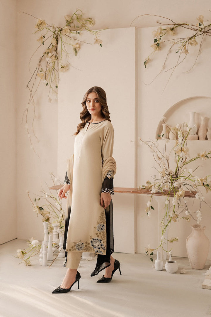 Winter - Ghazal - 3Pc Embroidered Dress