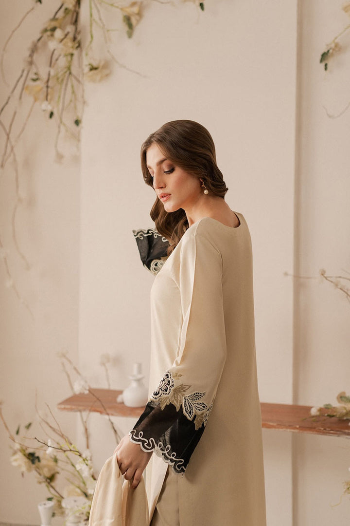 Winter - Ghazal - 3Pc Embroidered Dress