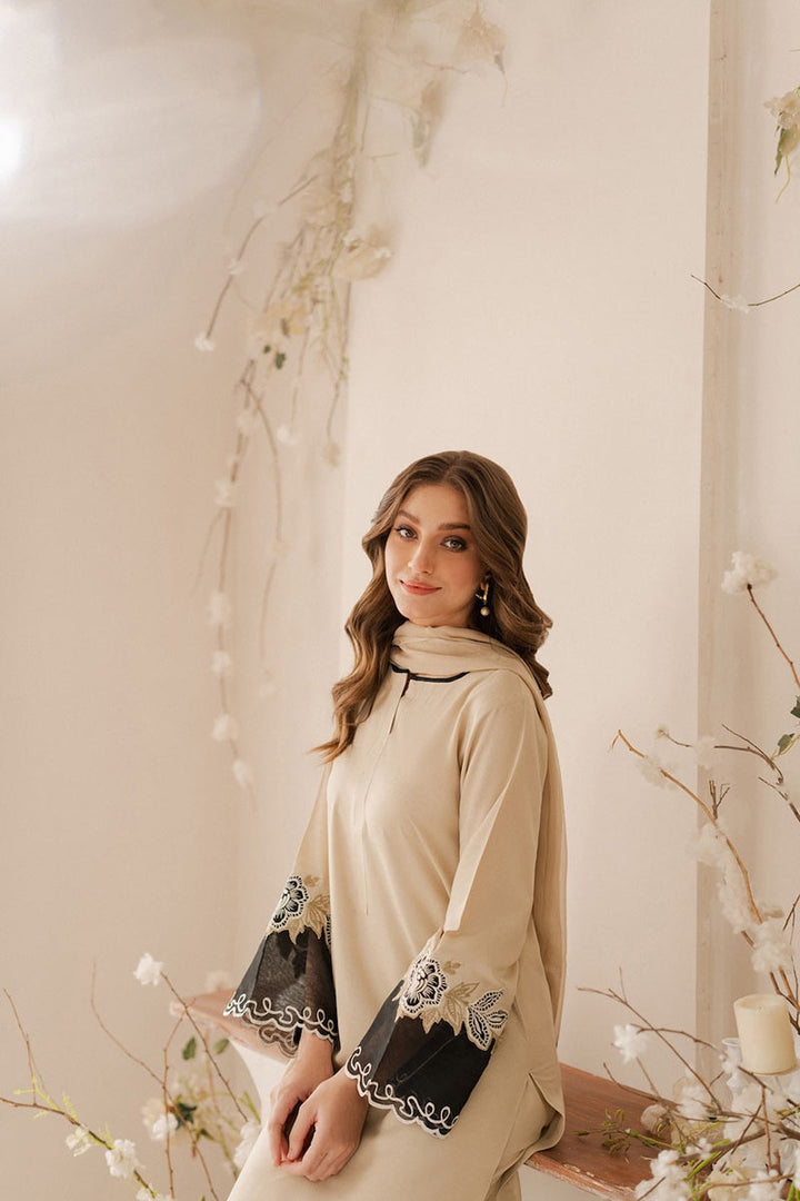 Winter - Ghazal - 3Pc Embroidered Dress