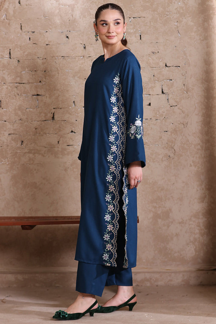 Winter - Hania - 2Pc Embroidered Dress