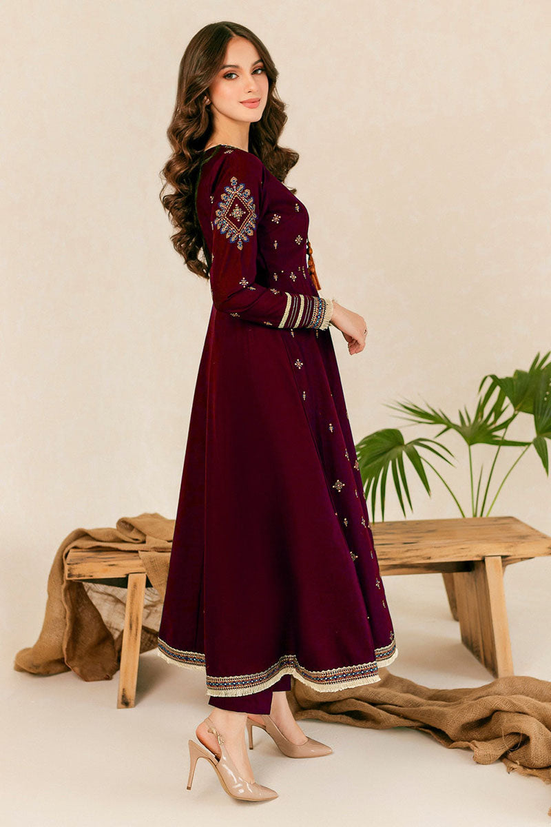 Winter - HREEM - 2Pc Embroidered Dress