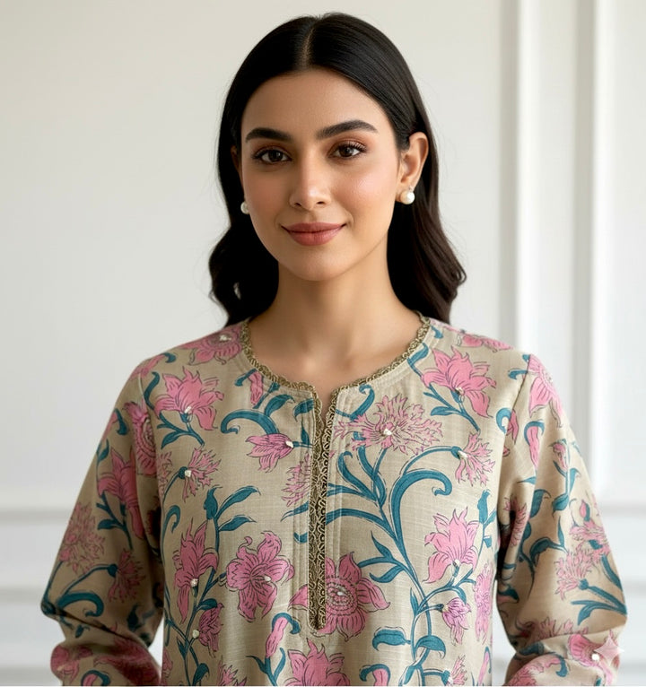 ISHWA - 2Pc printed dress