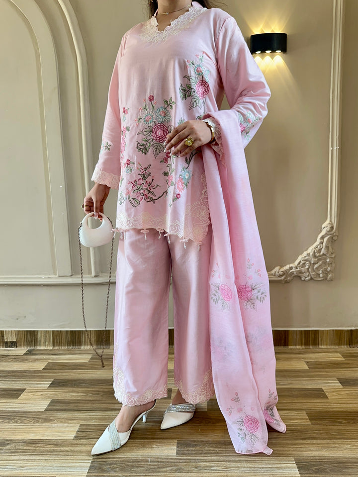 Pink Festive Kurta