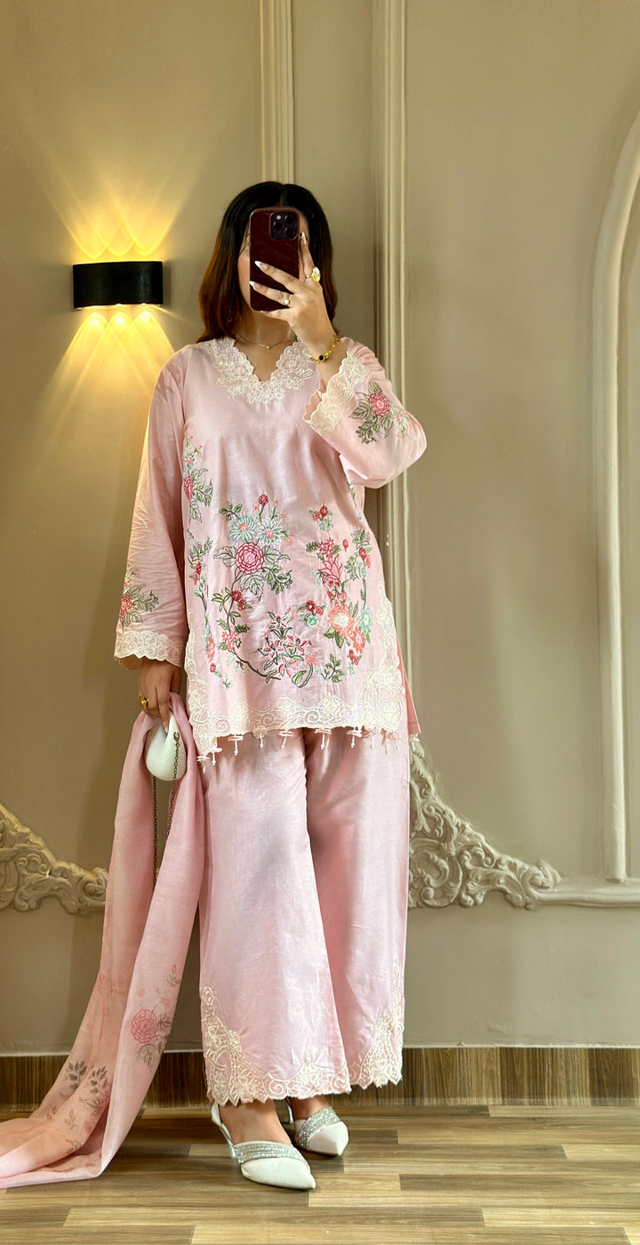 Pink Festive Kurta