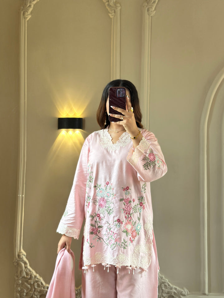 Pink Festive Kurta