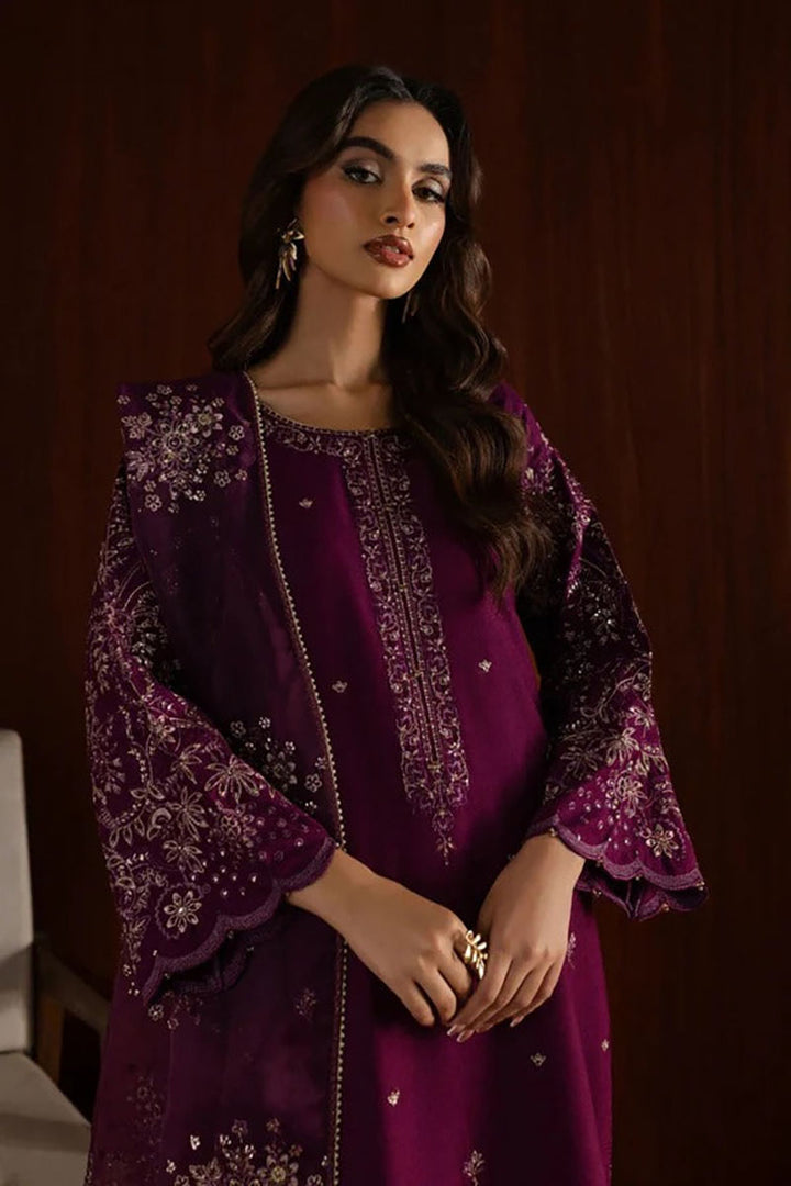 Winter - Masooma - 3Pc Embroidered Dress