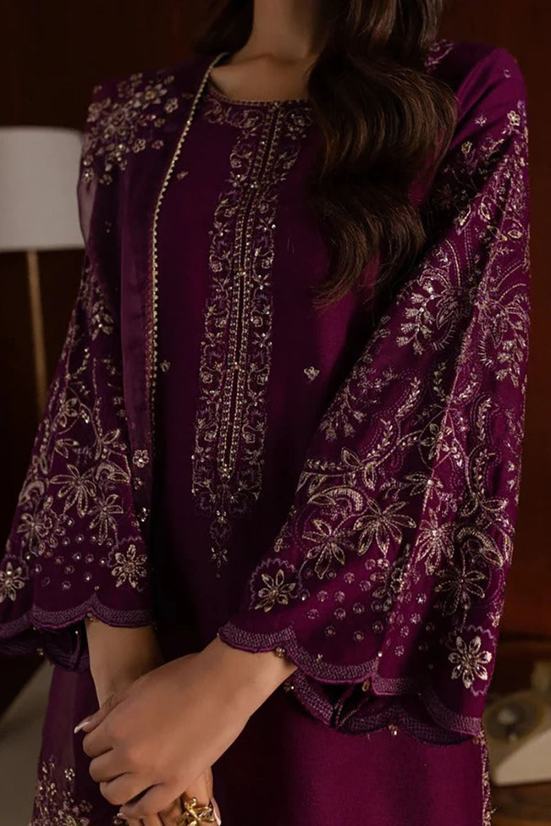 Winter - Masooma - 3Pc Embroidered Dress