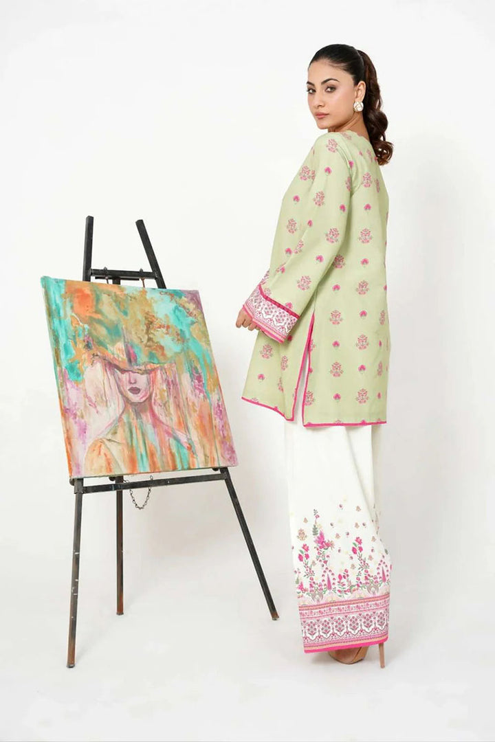 Winter - Mellow - 3Pc Printed Dress