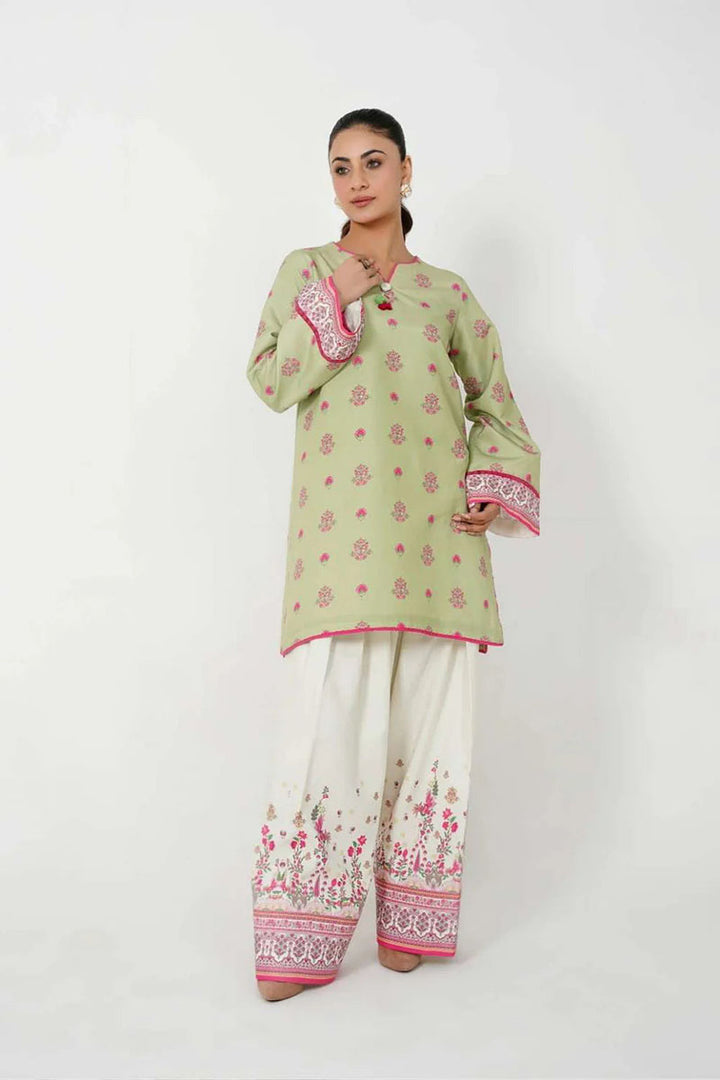 Winter - Mellow - 3Pc Printed Dress