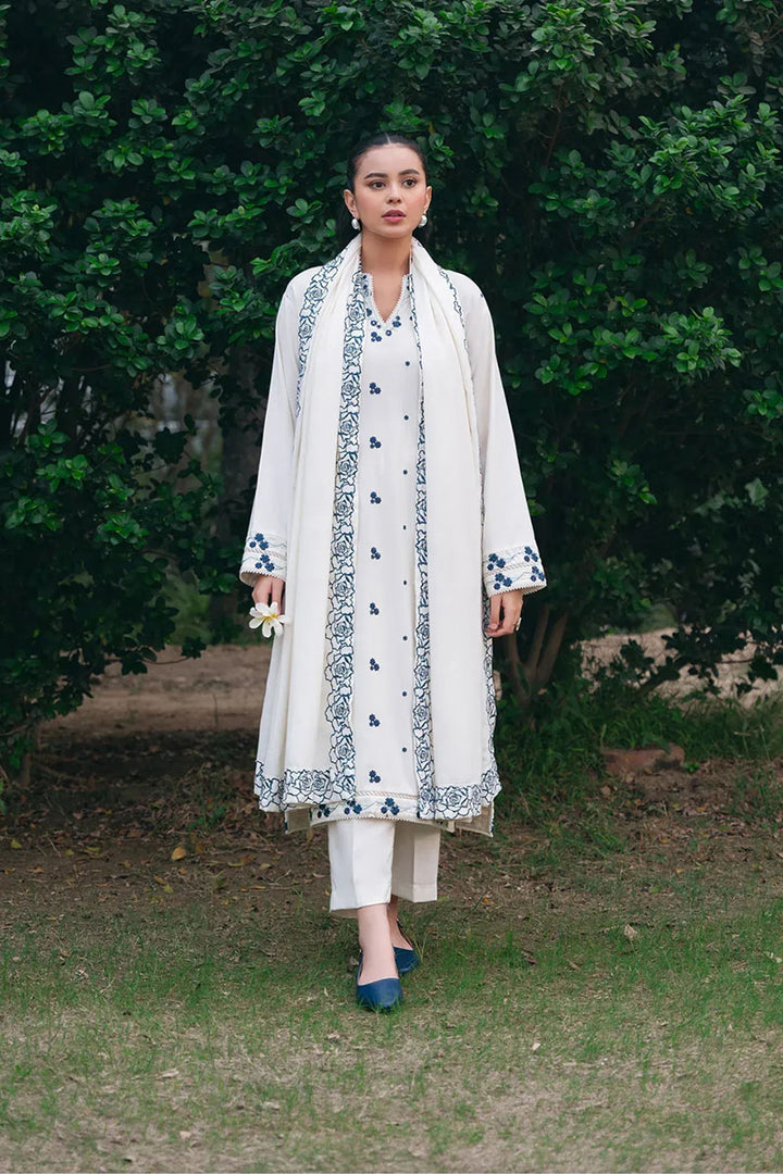 Winter - Naaz - 3Pc Embroidered Dress