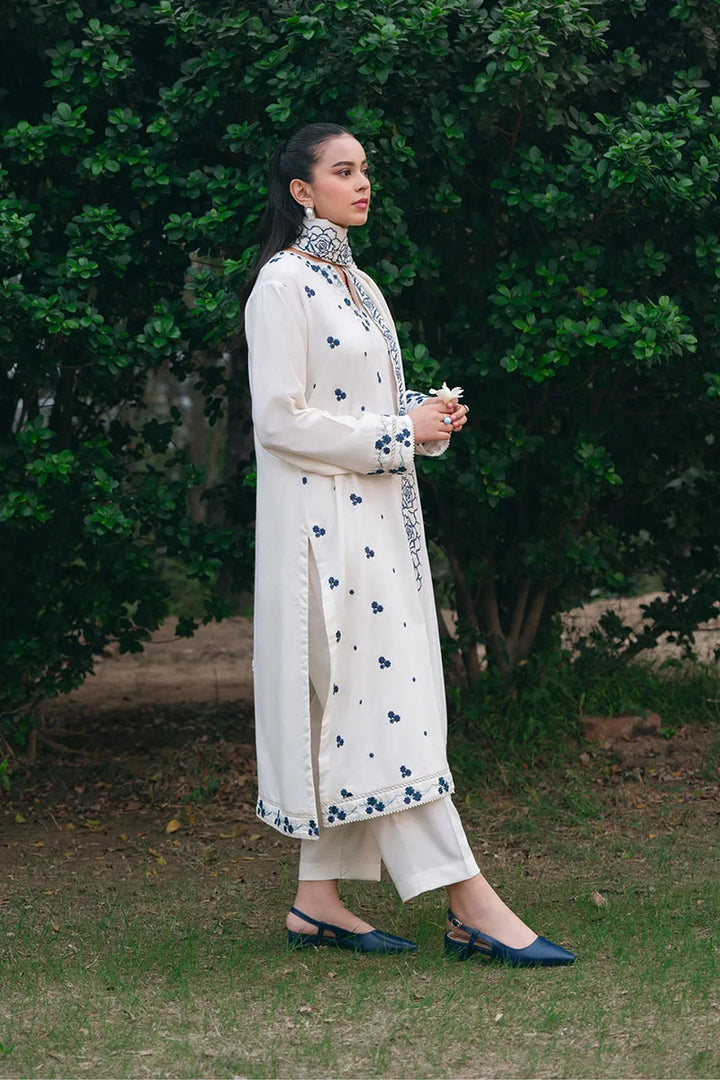 Winter - Naaz - 3Pc Embroidered Dress