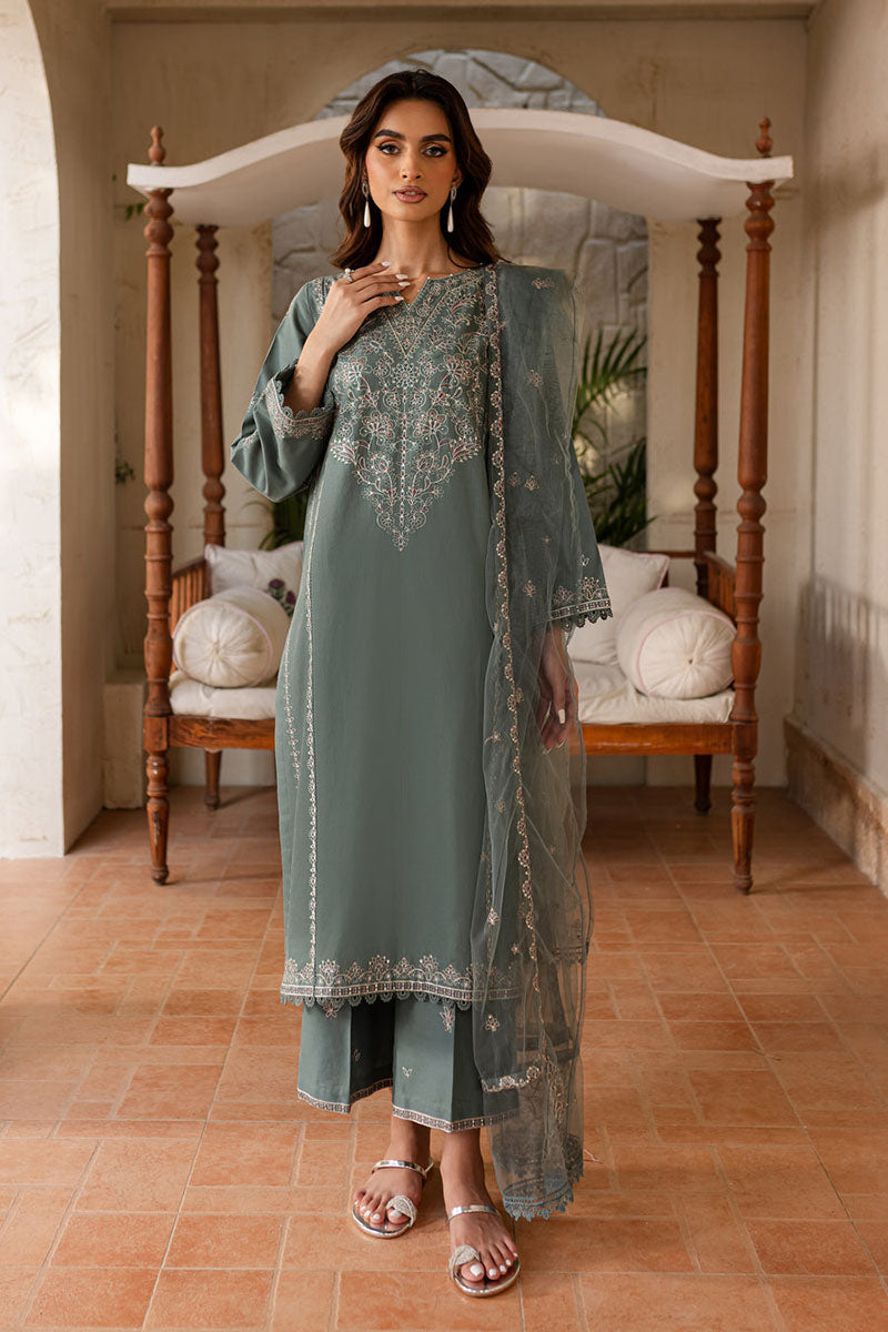 Winter - Nooraan - 3Pc Embroidered Dress