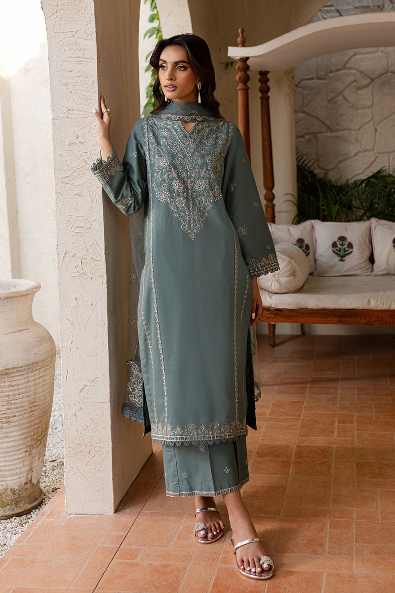 Winter - Nooraan - 3Pc Embroidered Dress