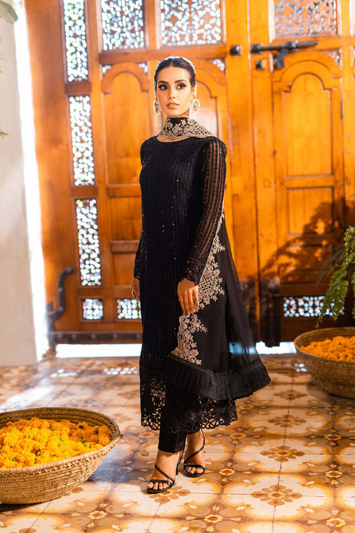 Winter - Onyx Dove - 3Pc Embroidered Dress