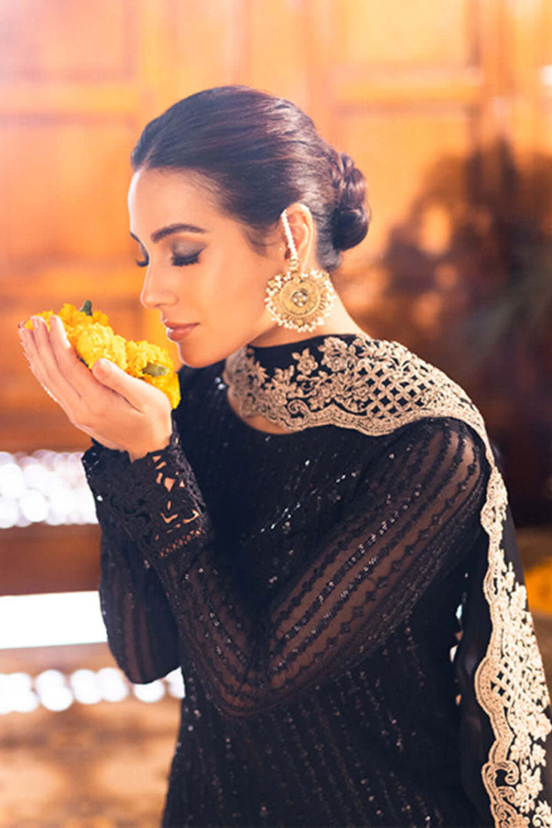 Winter - Onyx Dove - 3Pc Embroidered Dress