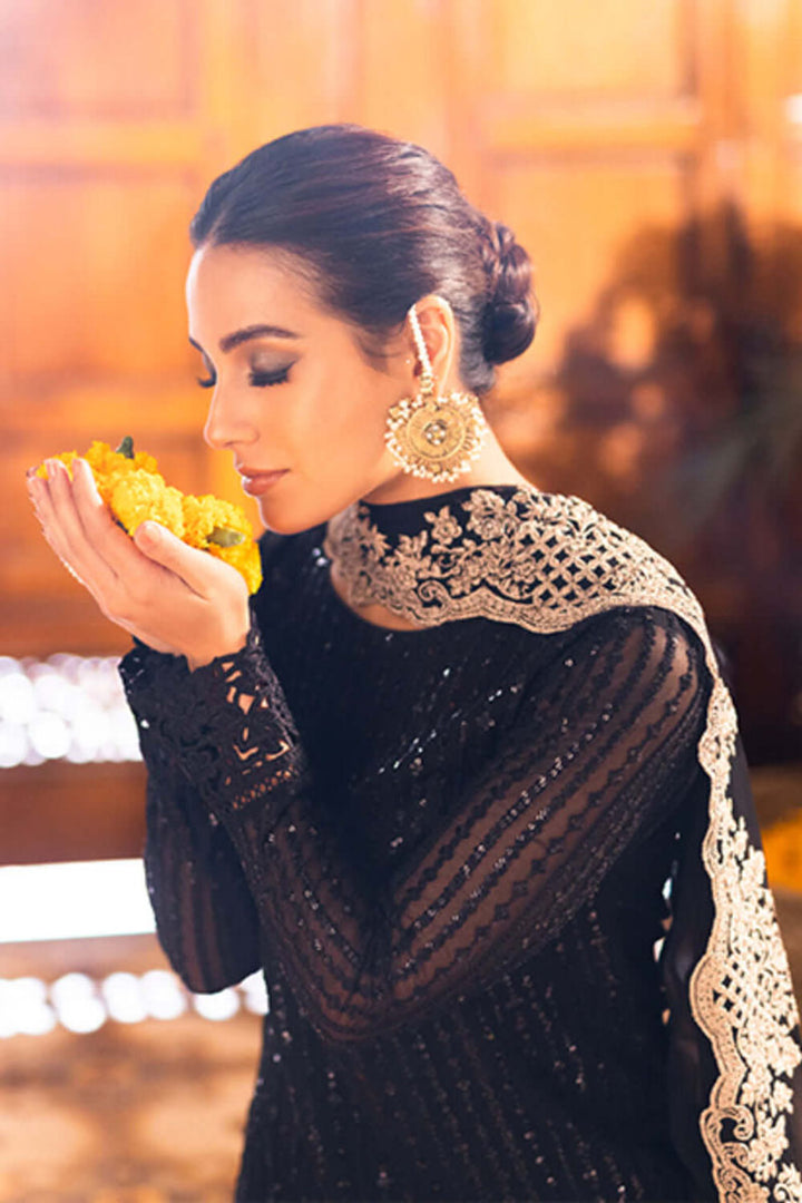 Winter - Onyx Dove - 3Pc Embroidered Dress