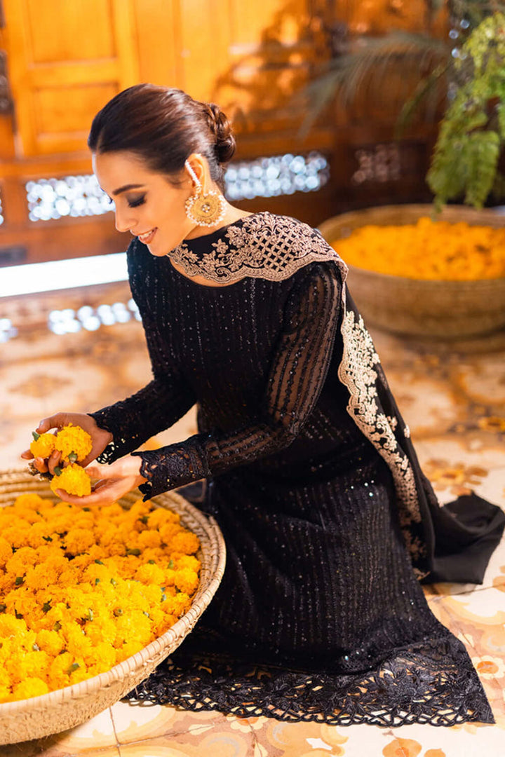 Winter - Onyx Dove - 3Pc Embroidered Dress