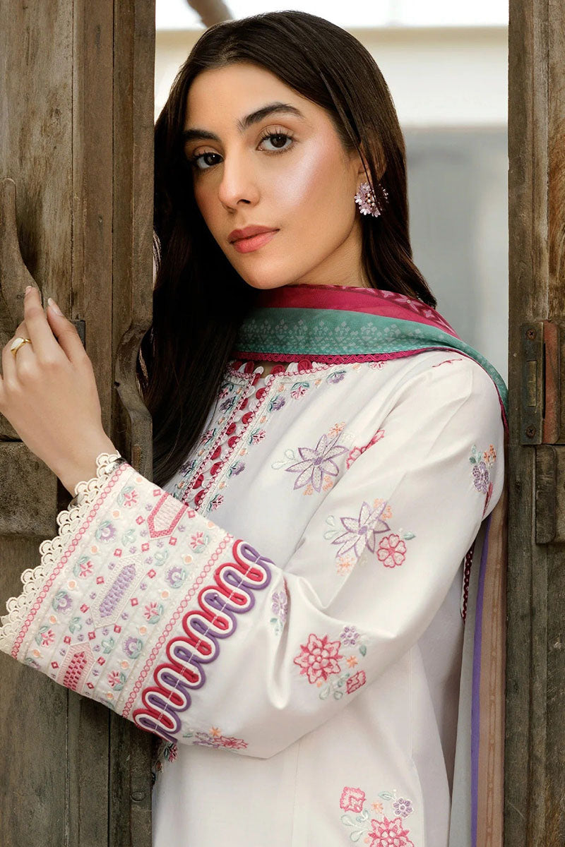 Winter - Pebble Glow - 3Pc Embroidered Dress