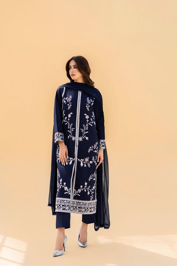 Winter - Preet - 3Pc Embroidered Dress
