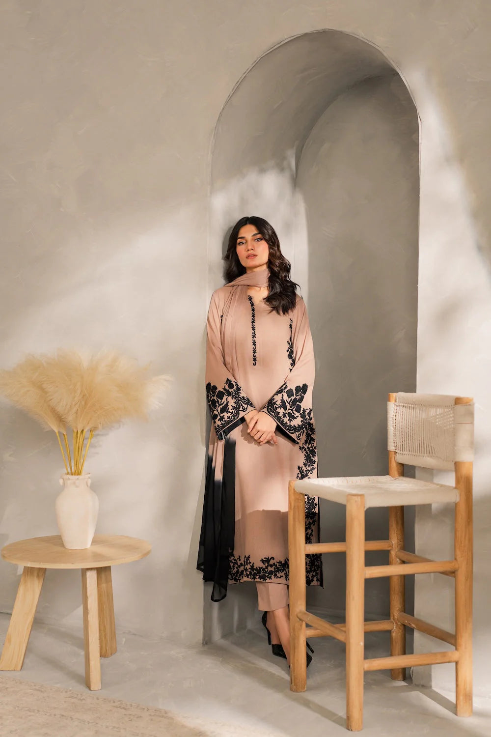 Remi 3 pcs Embroidered Dress