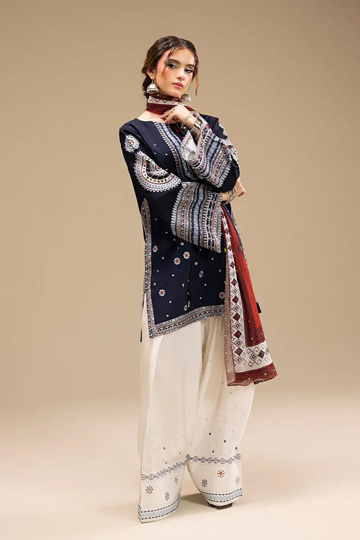 Rafey Rangrez Rangrez - 3Pc Printed Dress – Coral Stitch