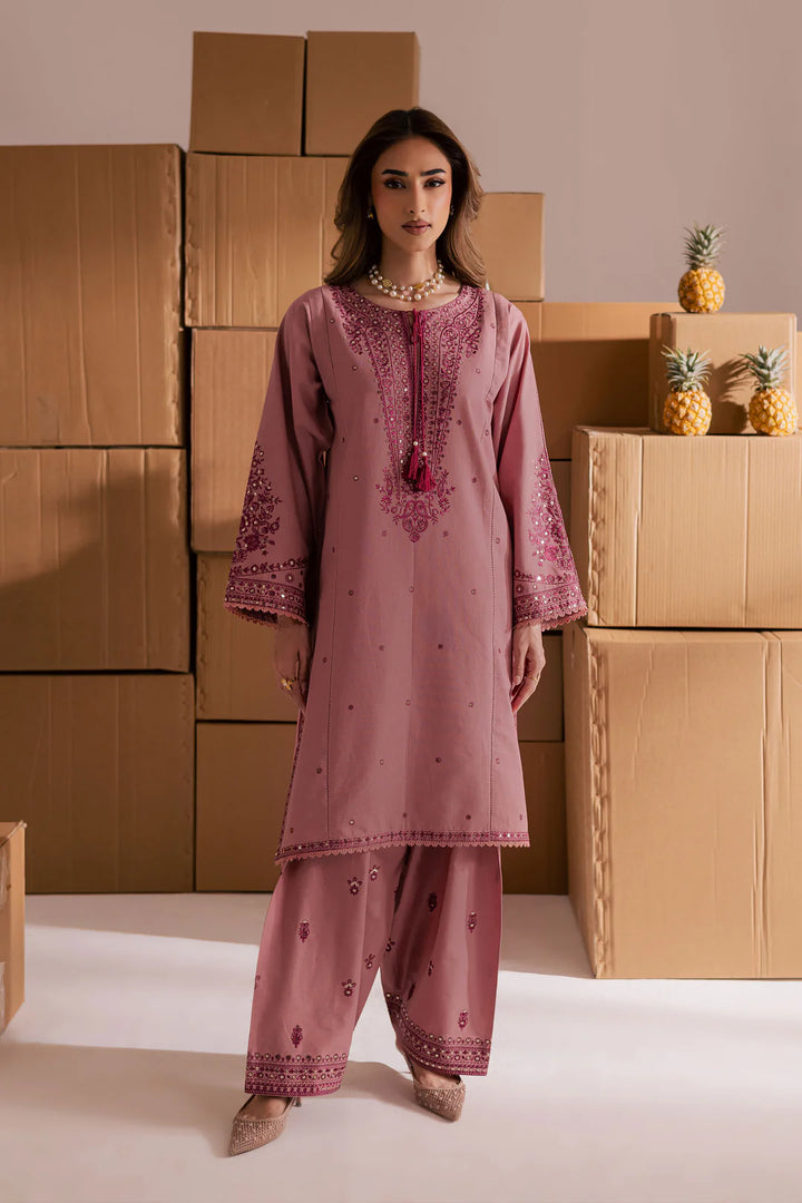 Roop 2Pc - Embroidered WINTER COTTON Dress
