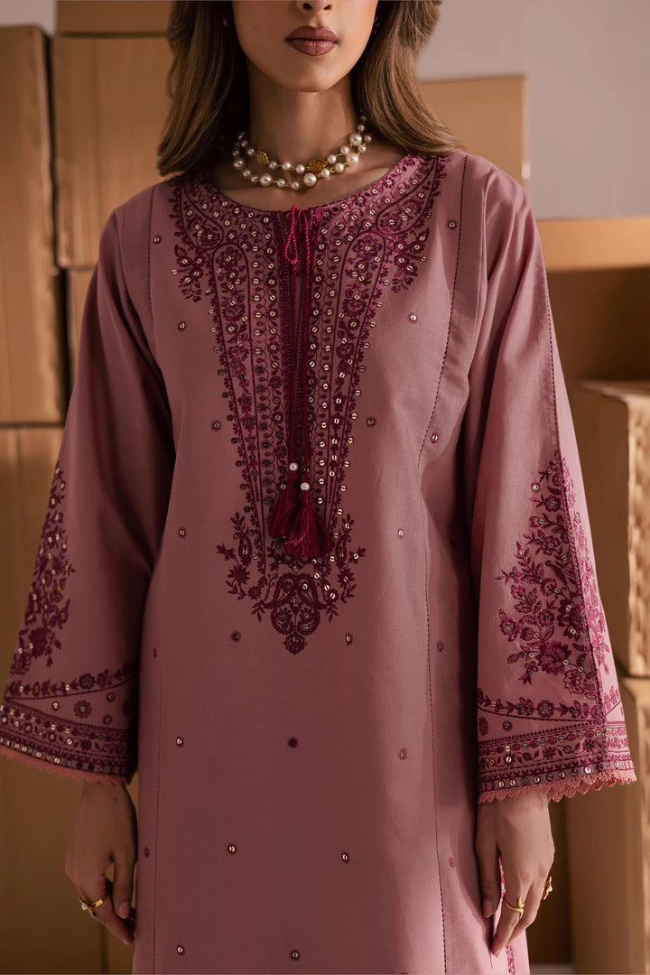 Roop 2Pc - Embroidered WINTER COTTON Dress