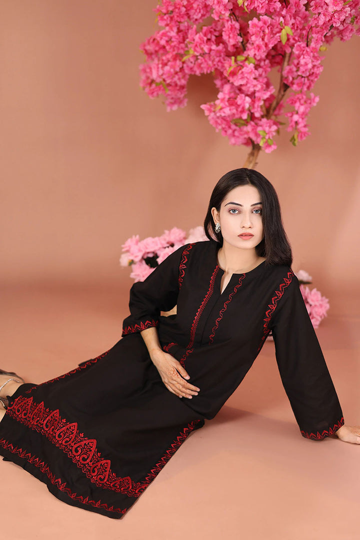 Winter - Shadow - 2Pc Embroidered Dress