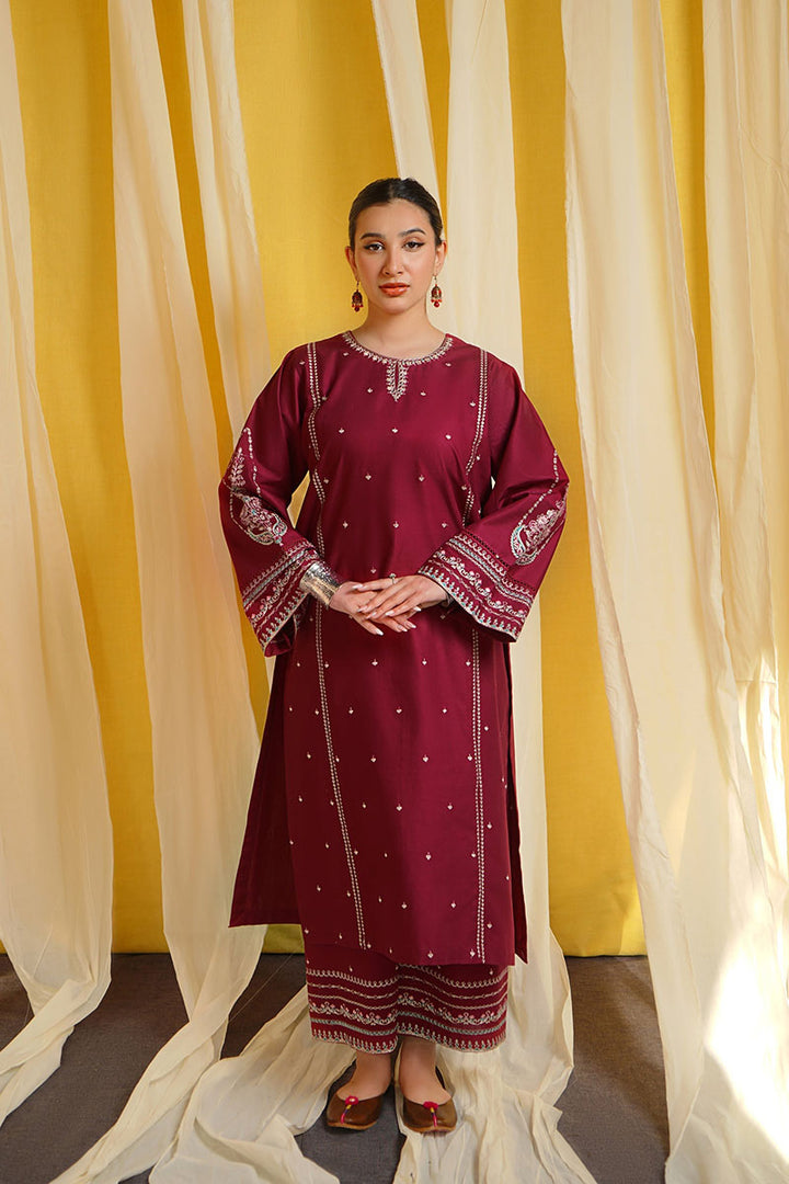 Winter - Shafaq - 2Pc Embroidered Dress