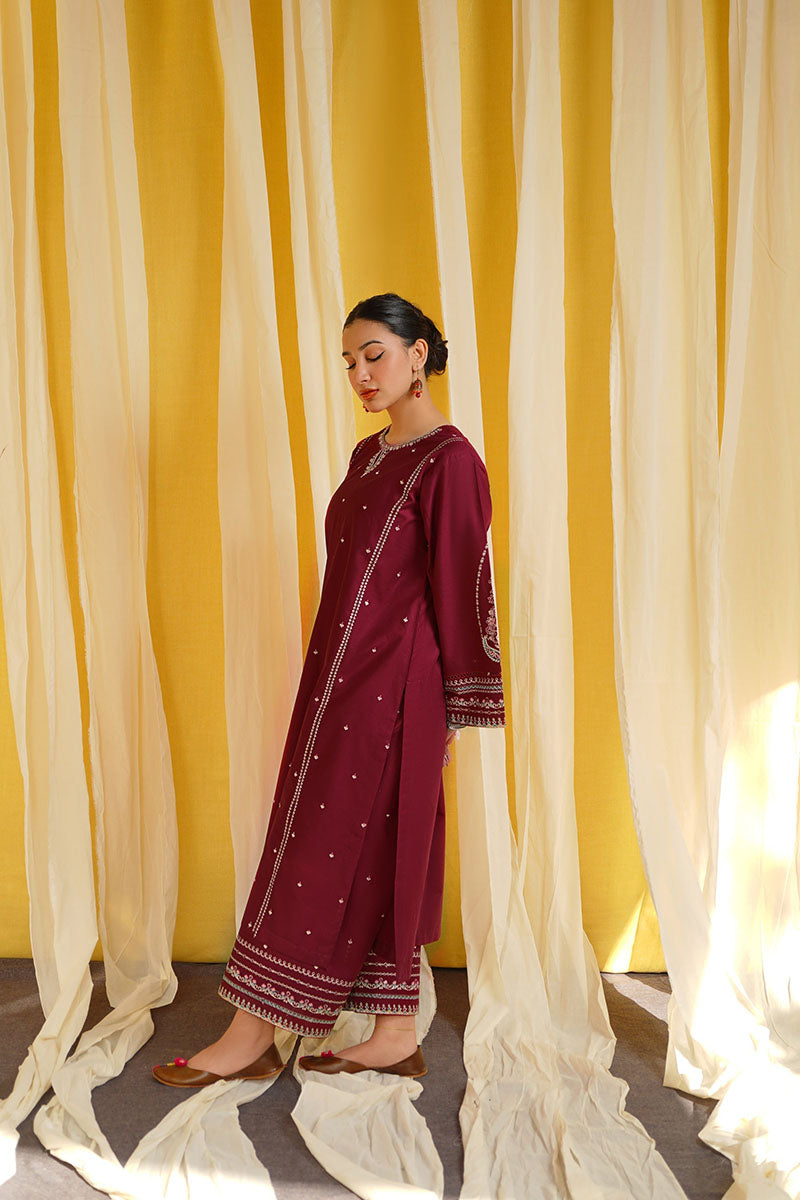 Winter - Shafaq - 2Pc Embroidered Dress