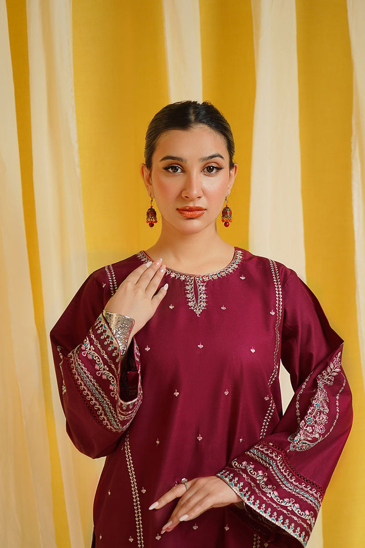 Winter - Shafaq - 2Pc Embroidered Dress