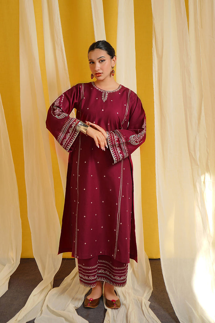 Winter - Shafaq - 2Pc Embroidered Dress