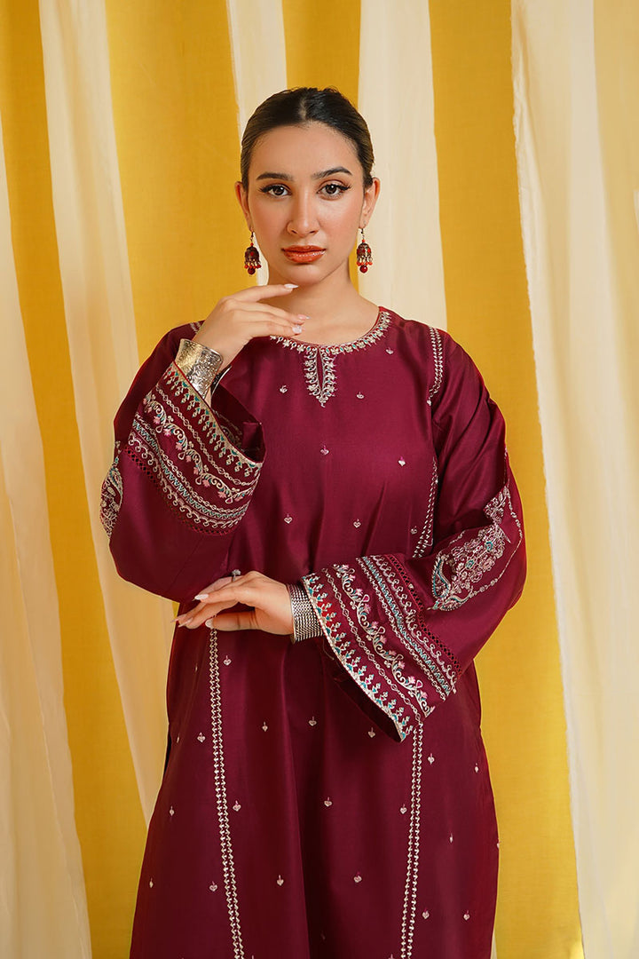 Winter - Shafaq - 2Pc Embroidered Dress