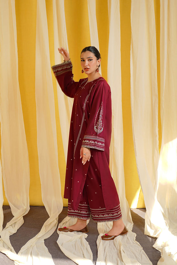 Winter - Shafaq - 2Pc Embroidered Dress