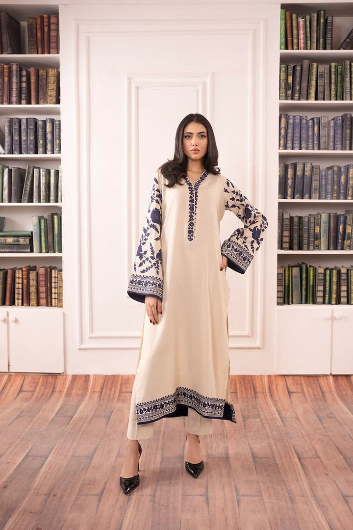 Winter - Shanaya - 2Pc Embroidered Dress