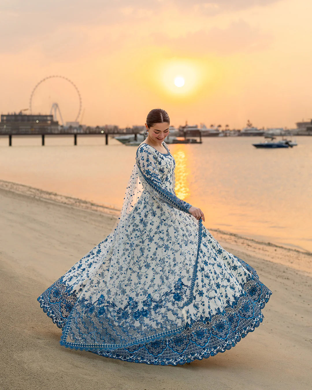 Jehona 3 pcs embroiderd dress