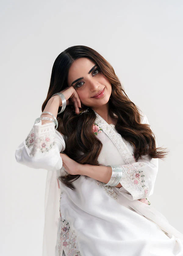 SUMMER BEST SELLING NEHRA 3pc EMBROIDERED DRESS